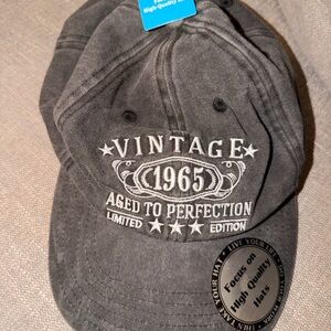 NWT: Vintage 1965 Black Cap